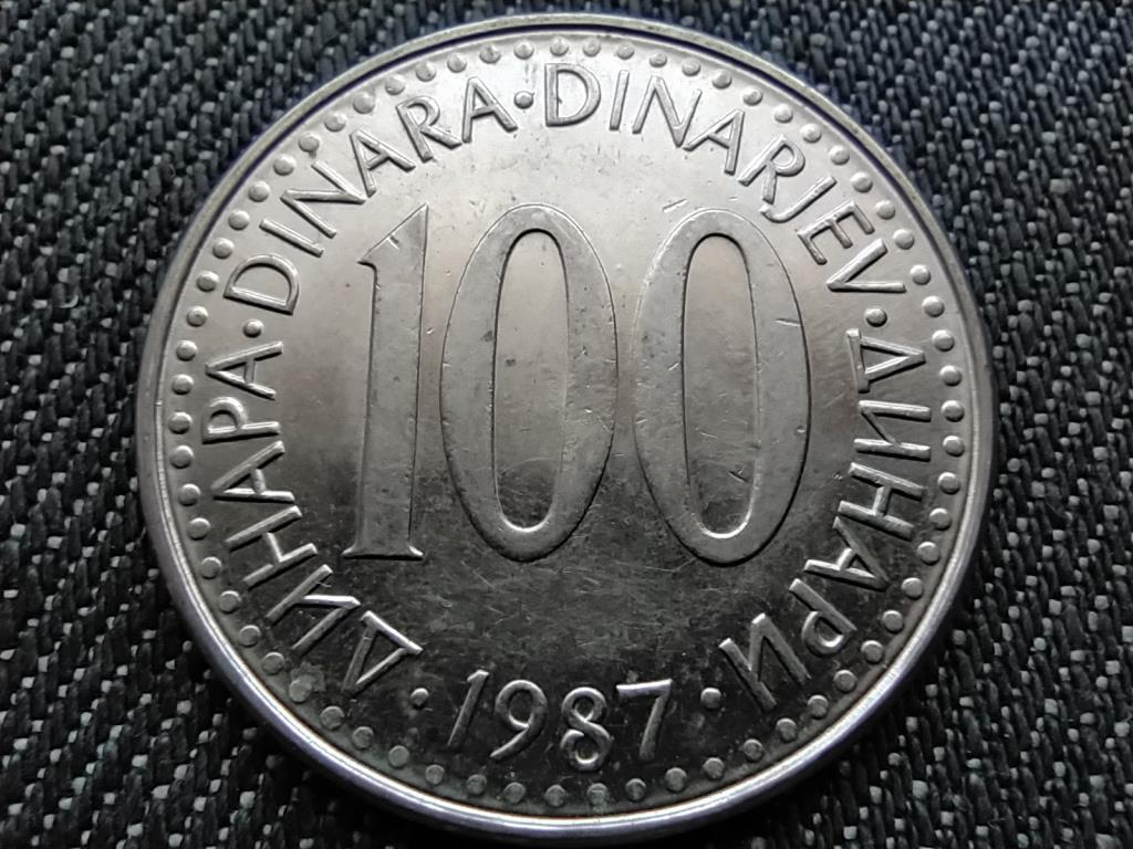 Jugoszlávia 100 Dínár 1987