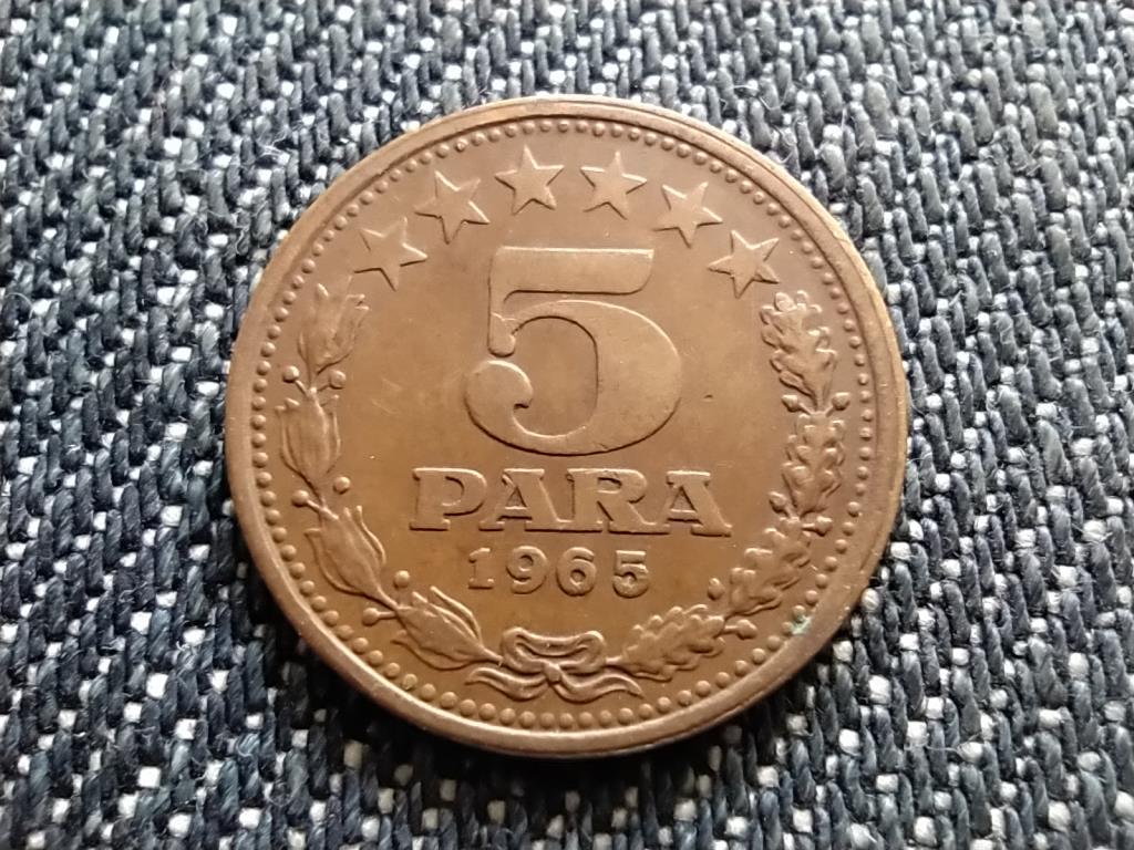 Jugoszlávia 5 para 1965
