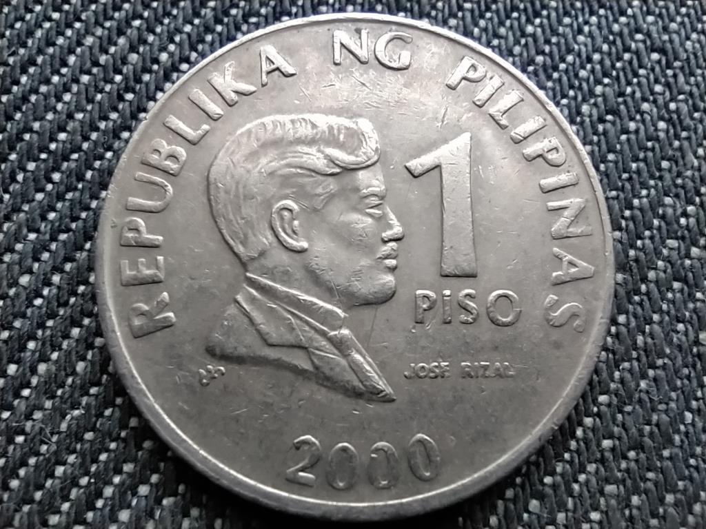 Fülöp-szigetek Jose Rizal 1 peso 2000