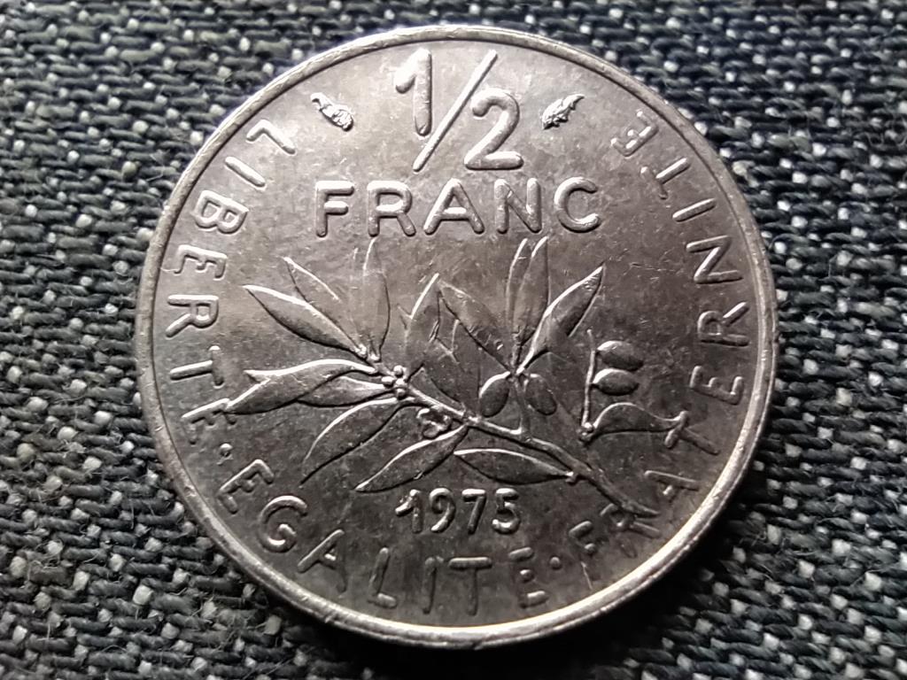 Franciaország 1/2 frank 1975