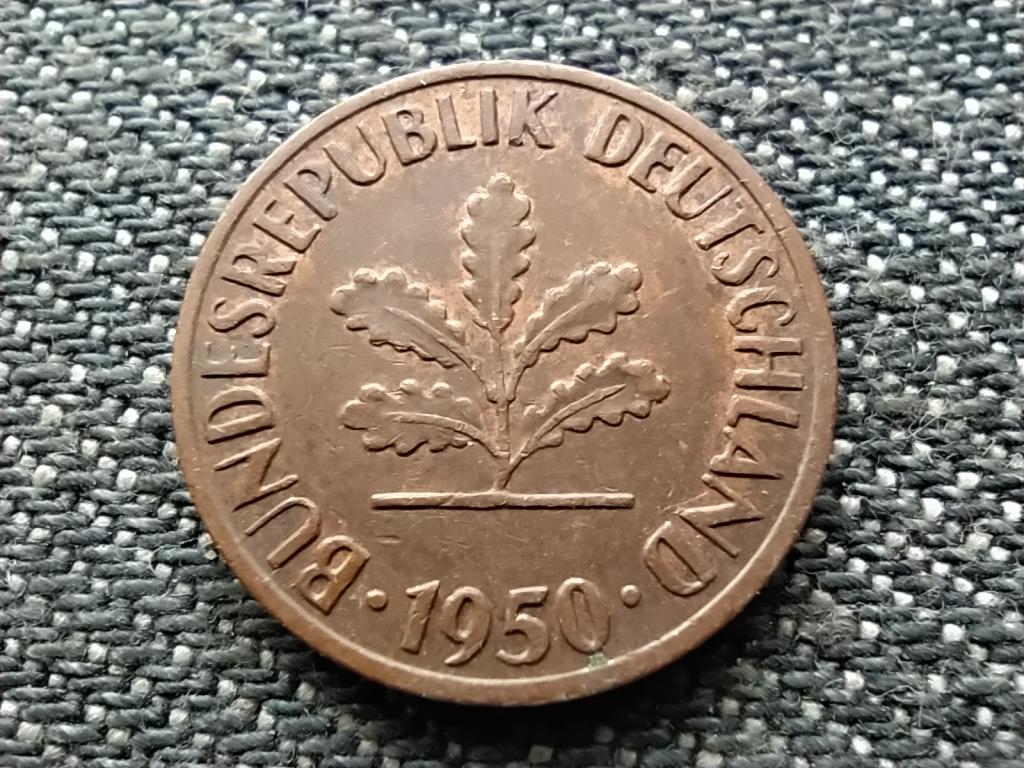 Németország NSZK (1949-1990) 1 Pfennig 1950 F