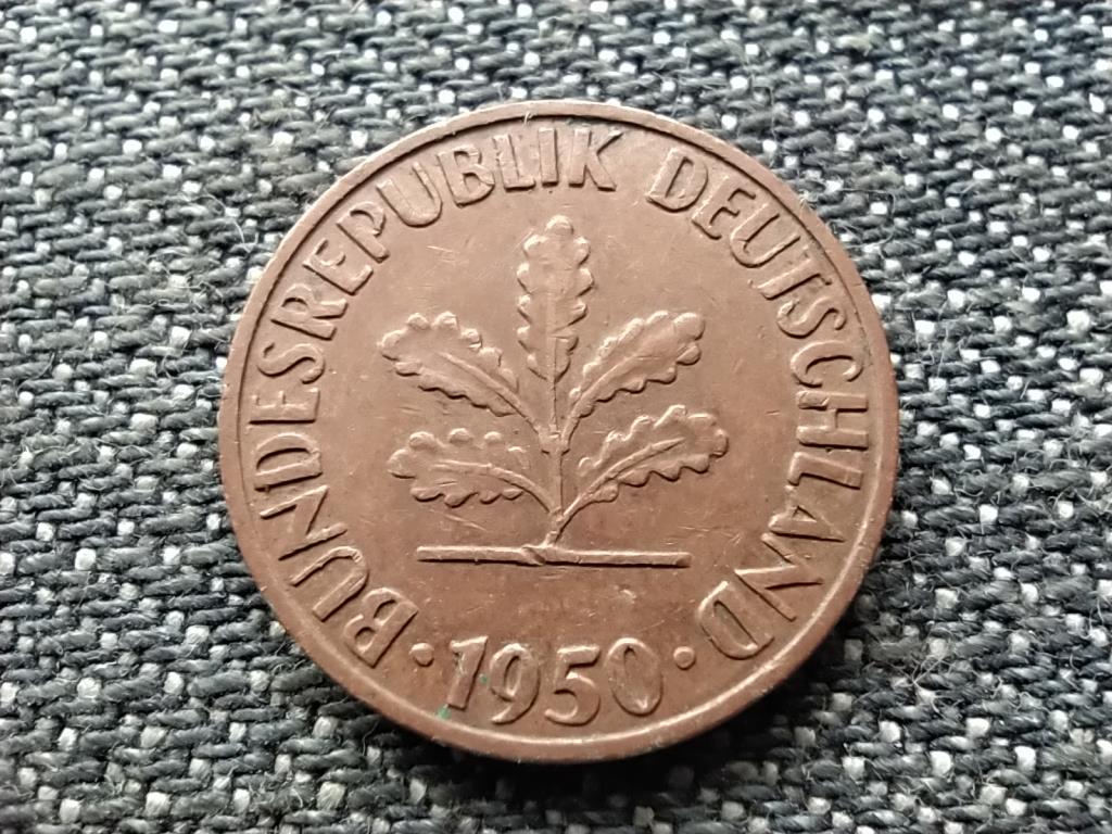 Németország NSZK (1949-1990) 1 Pfennig 1950 G