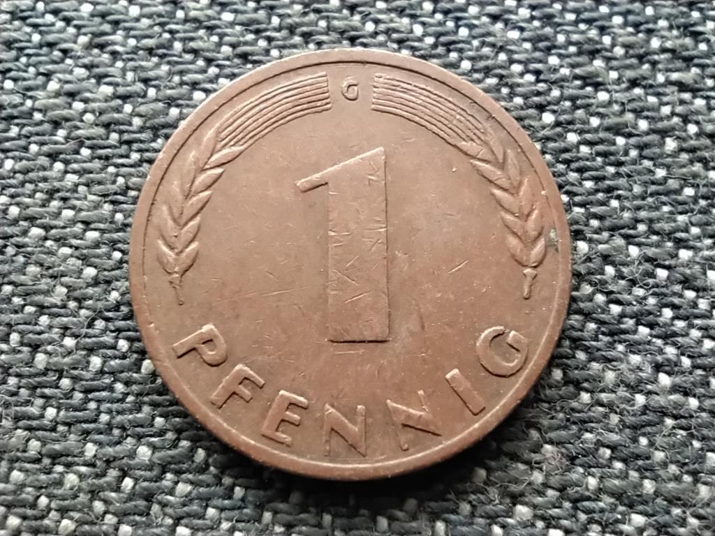 Németország NSZK (1949-1990) 1 Pfennig 1950 G