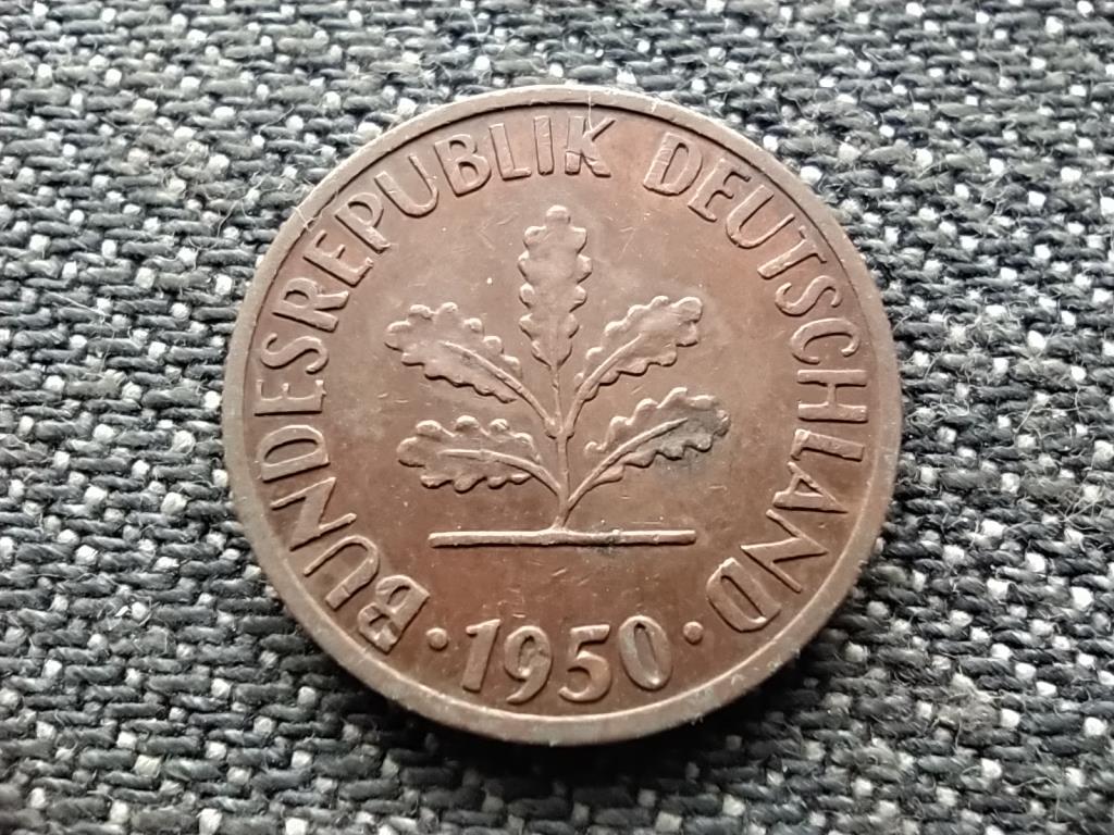 Németország NSZK (1949-1990) 1 Pfennig 1950 J