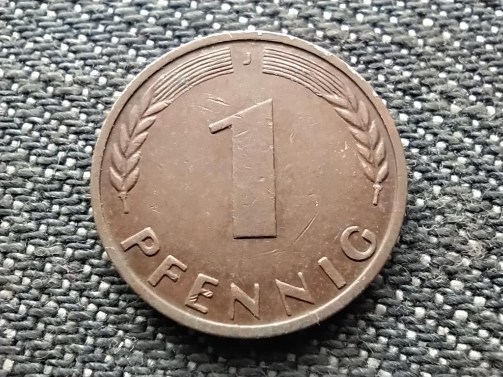 Németország NSZK (1949-1990) 1 Pfennig 1950 J