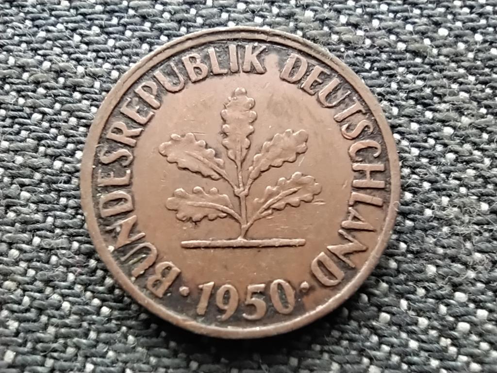Németország NSZK (1949-1990) 1 Pfennig 1950 J