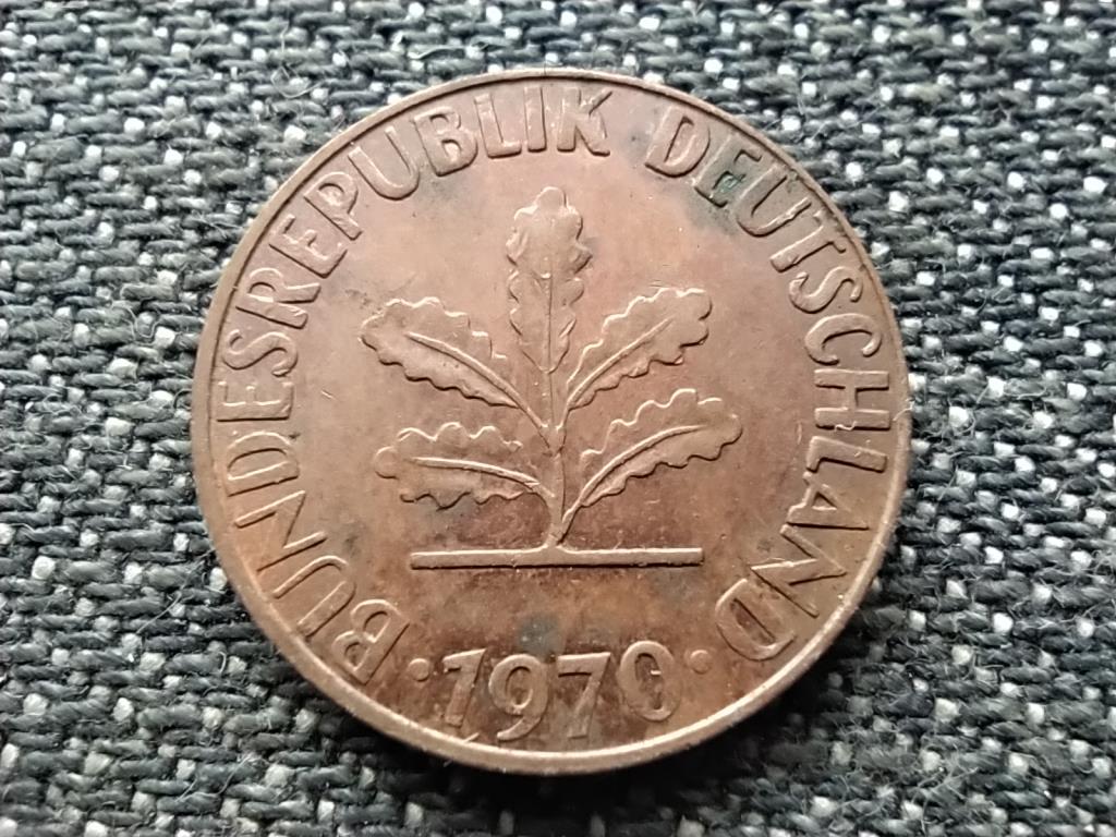 Németország NSZK (1949-1990) 1 Pfennig 1970 J