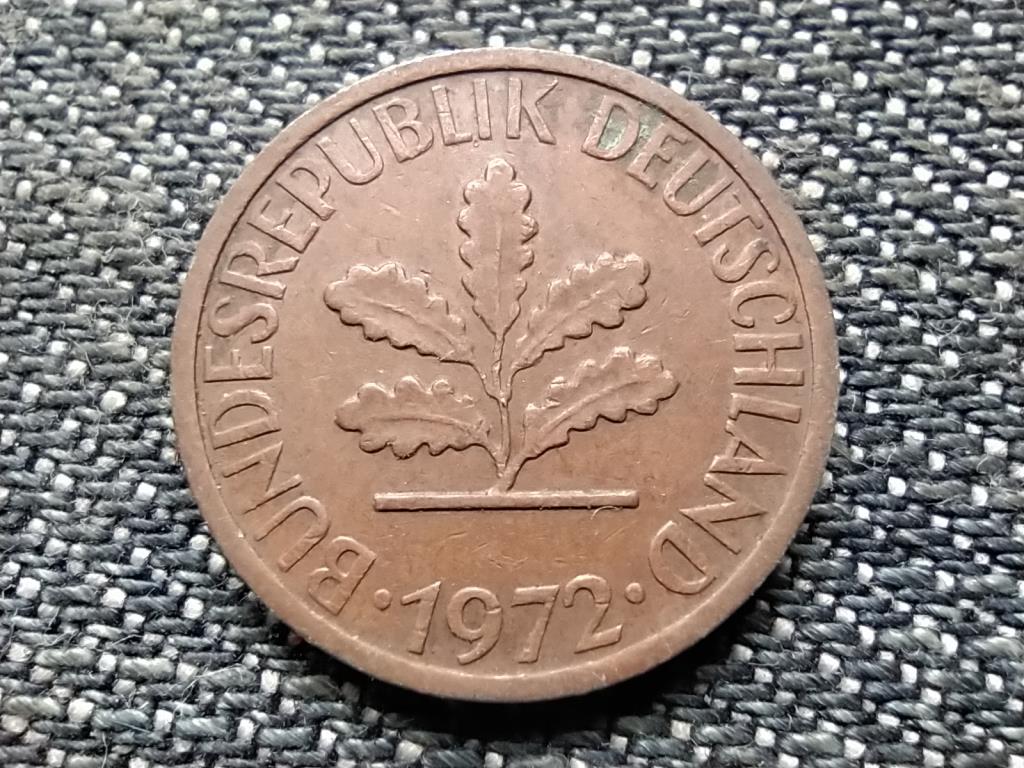 Németország NSZK (1949-1990) 1 Pfennig 1972 D