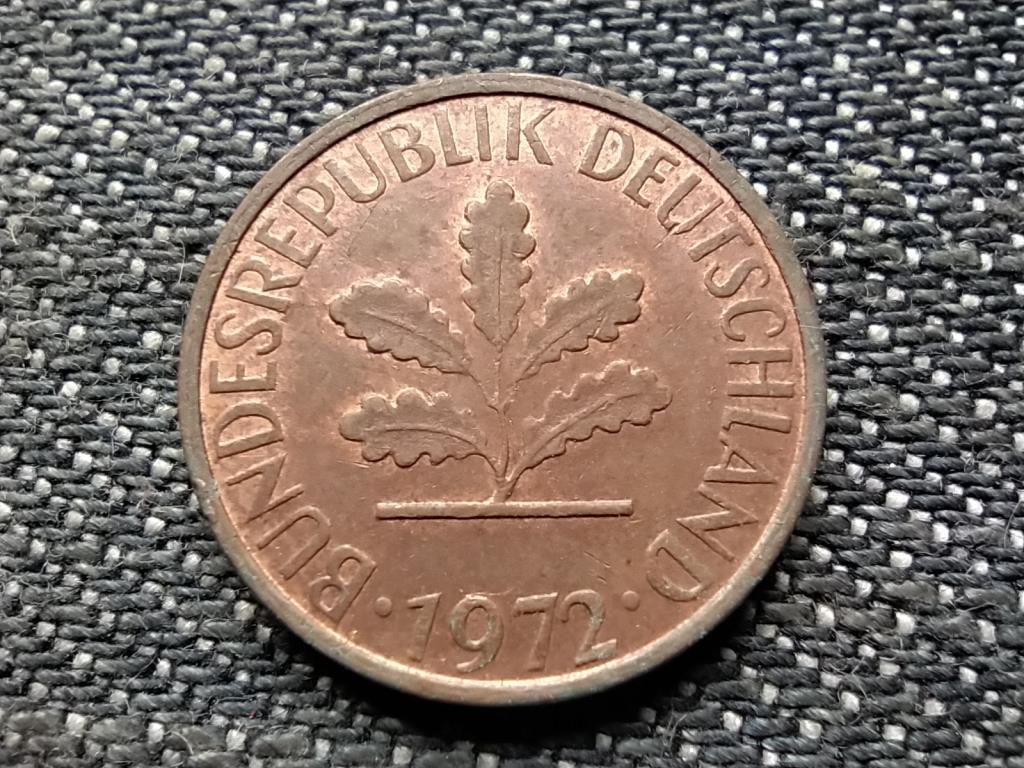 Németország NSZK (1949-1990) 1 Pfennig 1972 F