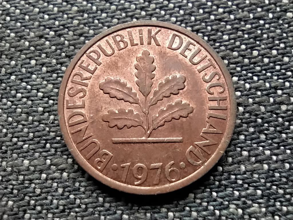 Németország NSZK (1949-1990) 1 Pfennig 1976 D