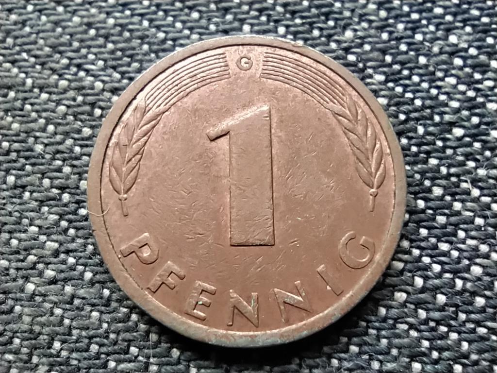 Németország NSZK (1949-1990) 1 Pfennig 1978 G