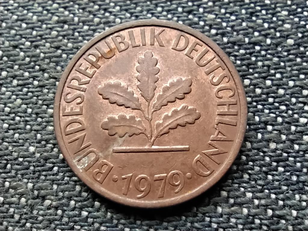 Németország NSZK (1949-1990) 1 Pfennig 1979 D