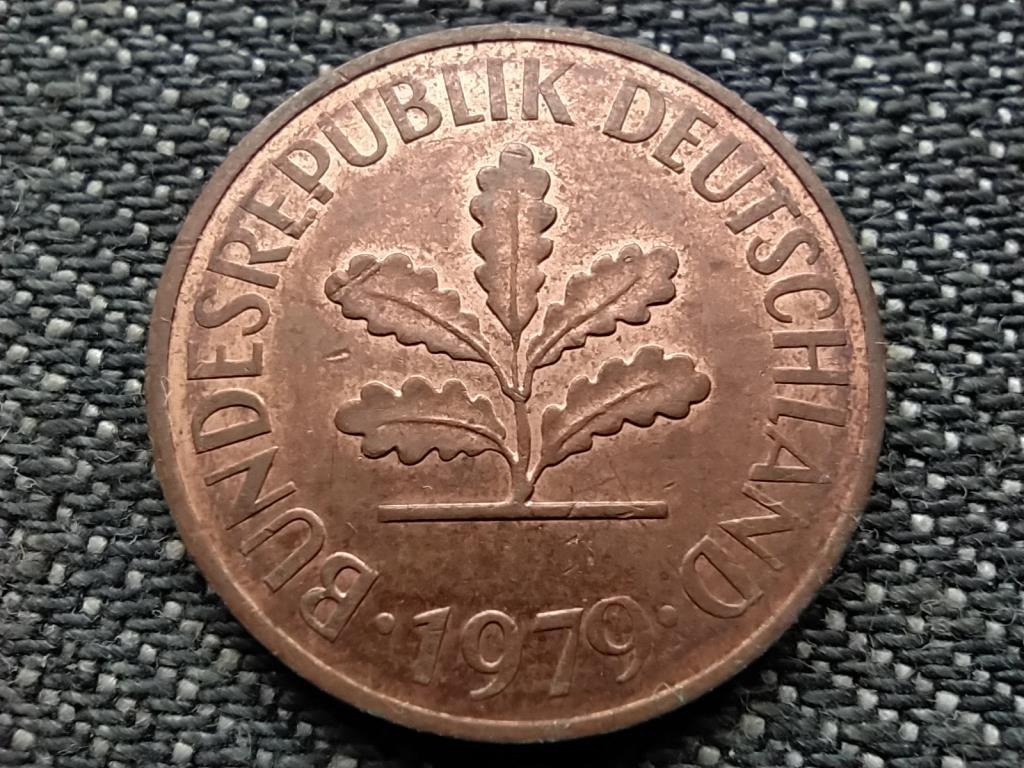 Németország NSZK (1949-1990) 2 Pfennig 1979 J