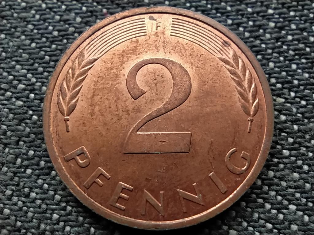 Németország NSZK (1949-1990) 2 Pfennig 1980 F