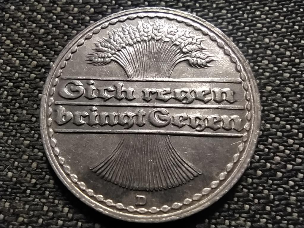 Németország Weimari Köztársaság (1919-1933) 50 Pfennig 1922 D