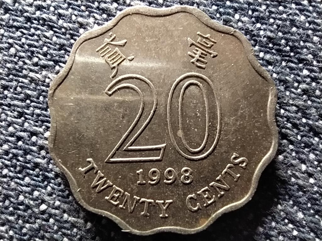 Hongkong 20 cent 1998