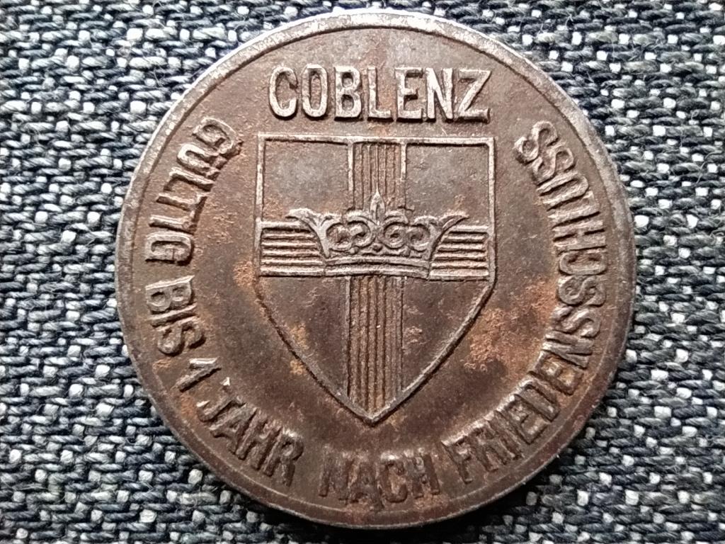 Poroszország Koblenz városa 10 Pfenning 1918
