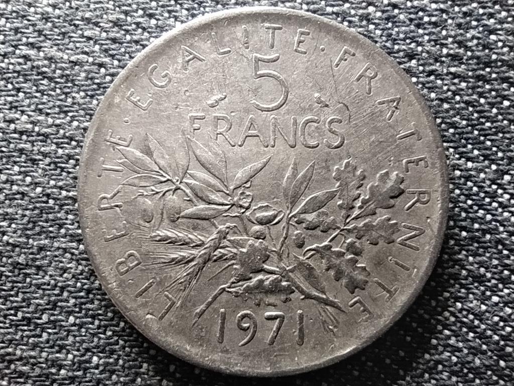 Franciaország 5 frank 1971