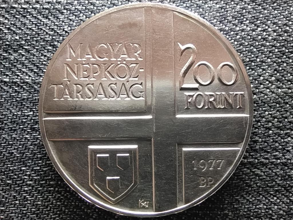 Rippl-Rónai József .640 ezüst 200 Forint 1977 BP BU