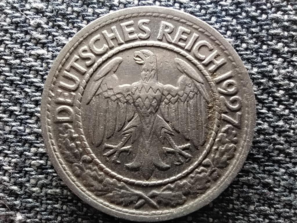 Németország Weimari Köztársaság (1919-1933) 50 Reichspfennig 1927 D