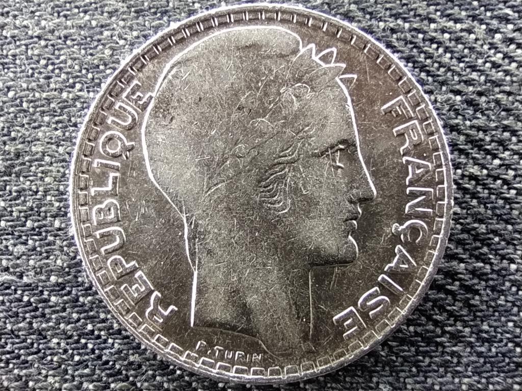 Franciaország Harmadik Köztársaság .680 ezüst 10 frank 1930