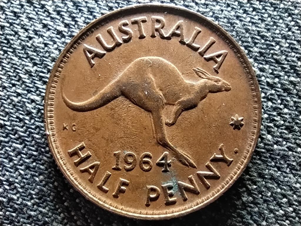 Ausztrália II. Erzsébet (1952-) 1/2 Penny 1964 .