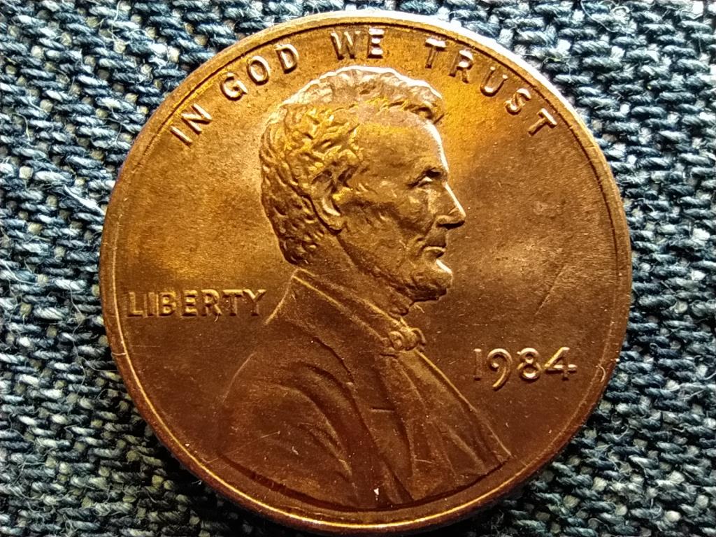 USA Lincoln Emlékmű 1 Cent 1984