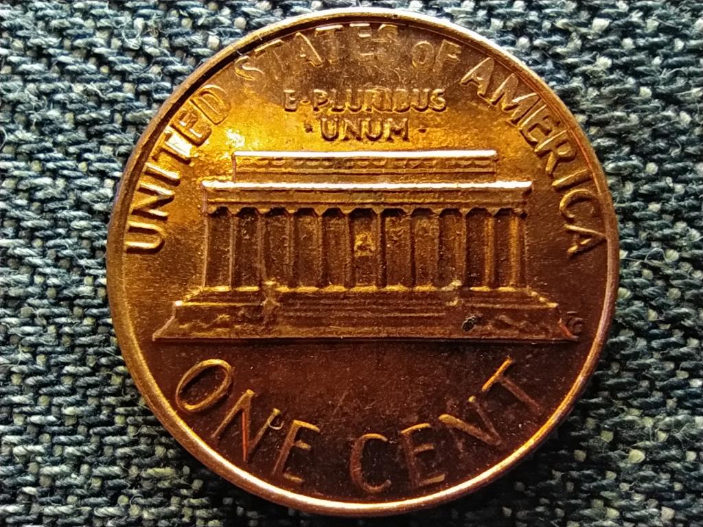 USA Lincoln Emlékmű 1 Cent 1985 D