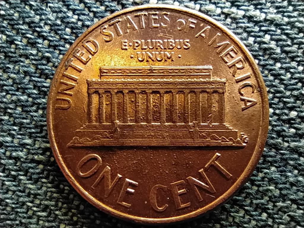 USA Lincoln Emlékmű 1 Cent 1989 D