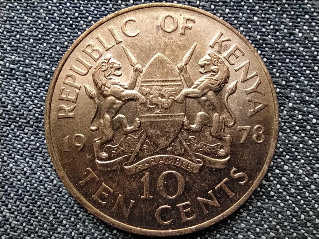 Kenya Mzee Jomo Kenyatta 10 cent 1978