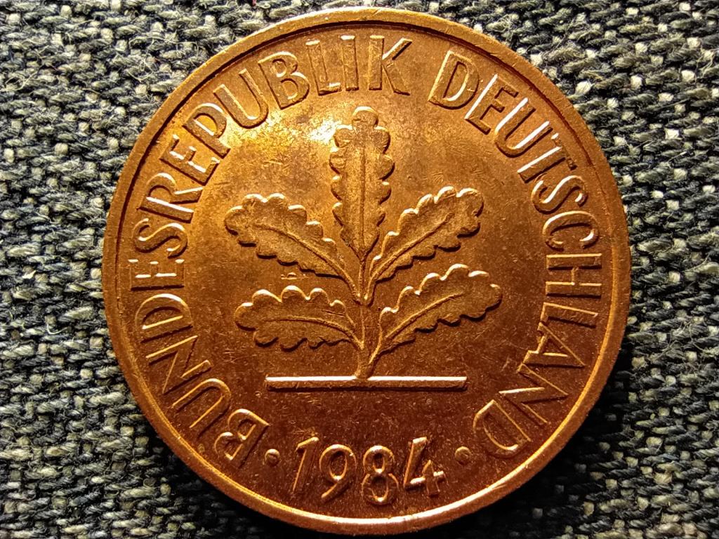 Németország NSZK (1949-1990) 2 Pfennig 1984 D