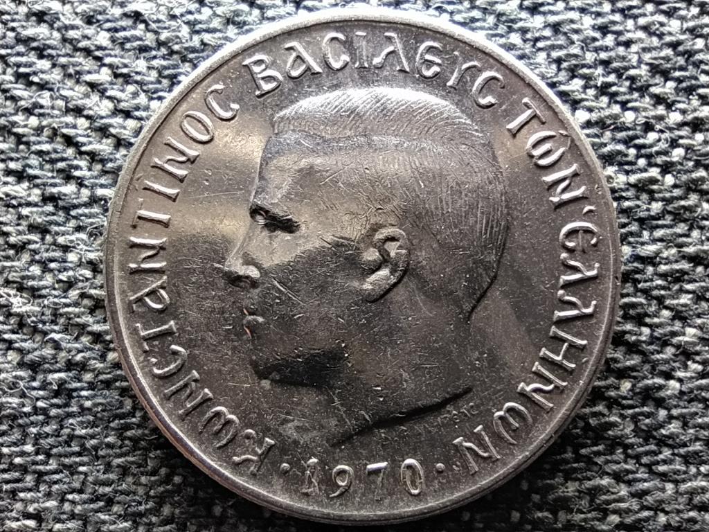 Görögország II. Konstantin (1964-1973) 1 drachma 1970