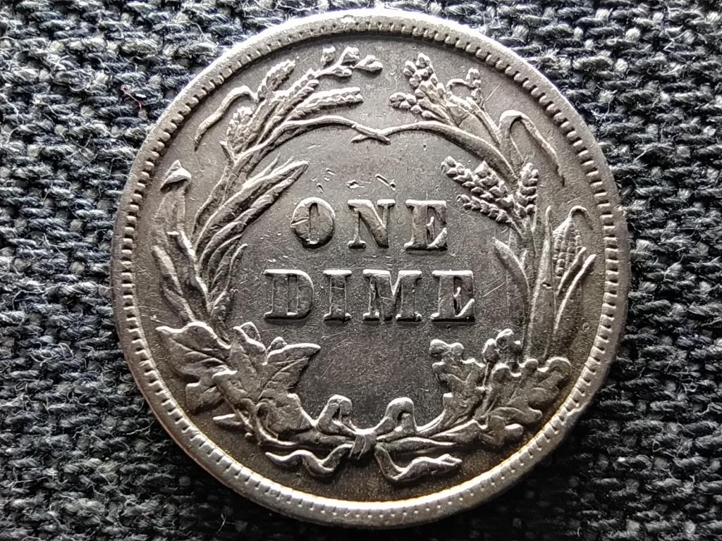 USA Barber Dime .900 ezüst 1 dime 1913