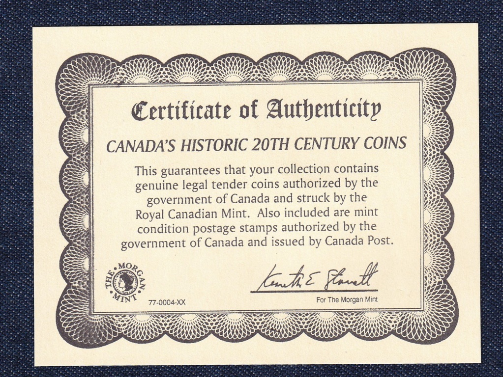 Kanada 20. századi történelme jávorszarvas 25 cent 1977 + Montréal olimpia bélyeg 