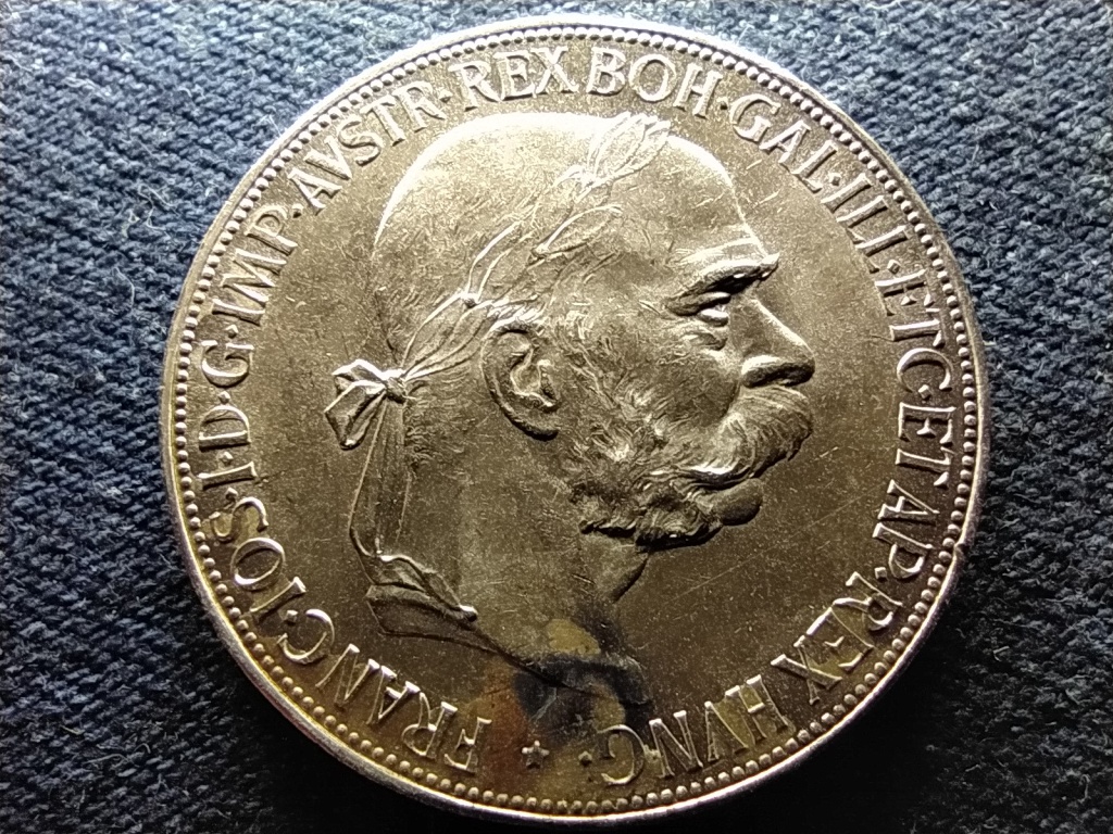 Ausztria Ferenc József (1848-1916) .900 ezüst 5 Korona 1900 