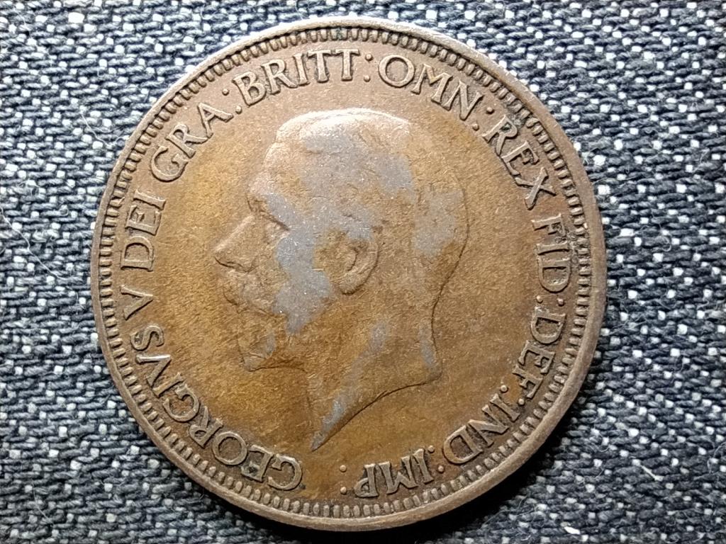 Anglia V. György 1/2 Penny 1932