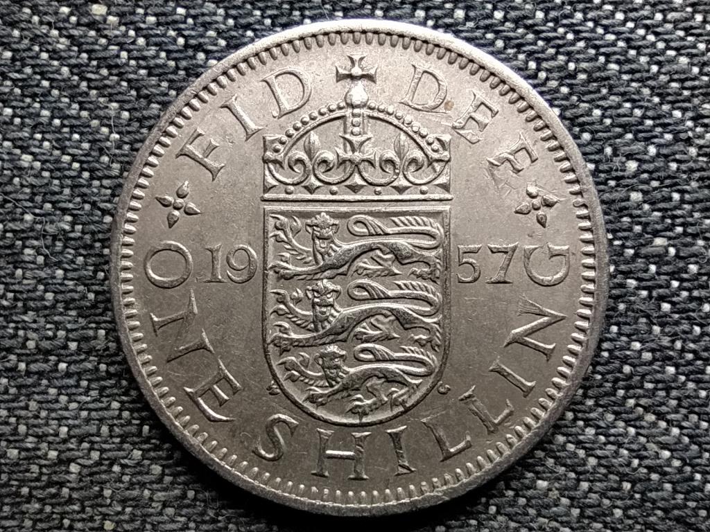 Anglia II. Erzsébet (1952-) 1 Shilling 1957