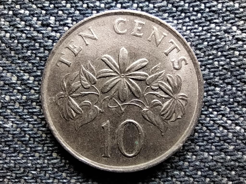 Szingapúr szalag felfelé 10 cent 1985