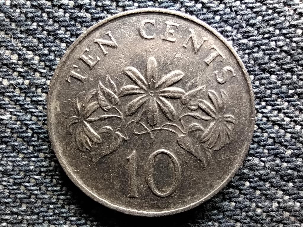 Szingapúr szalag felfelé 10 cent 1989