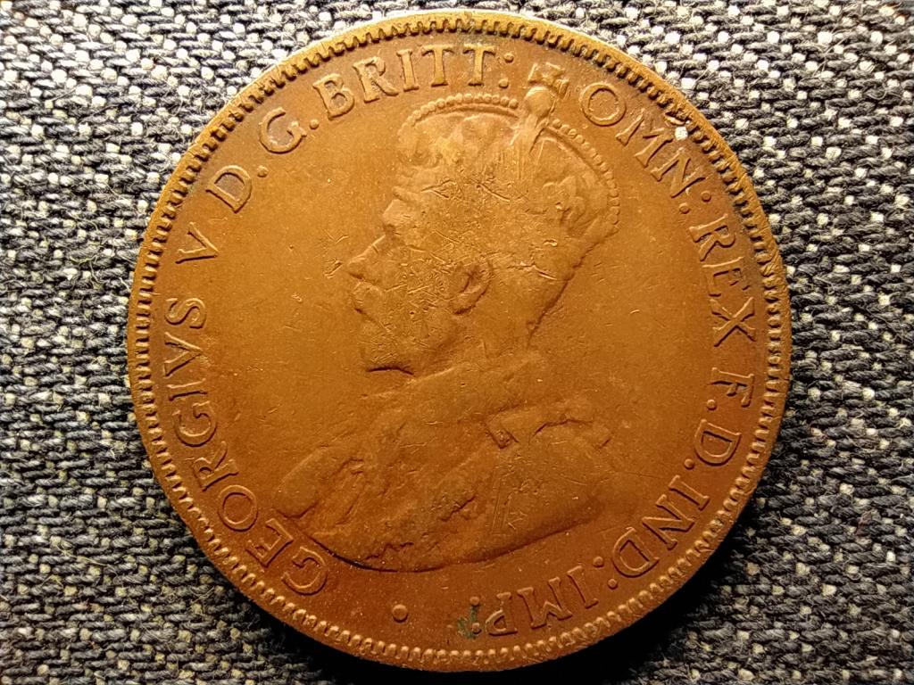 Ausztrália V. György 1/2 Penny 1917 I
