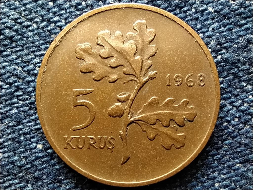 Törökország 5 kurus 1968