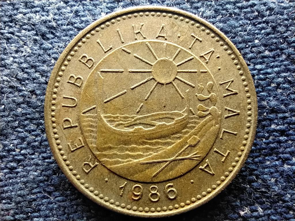 Málta menyét 1 cent 1986