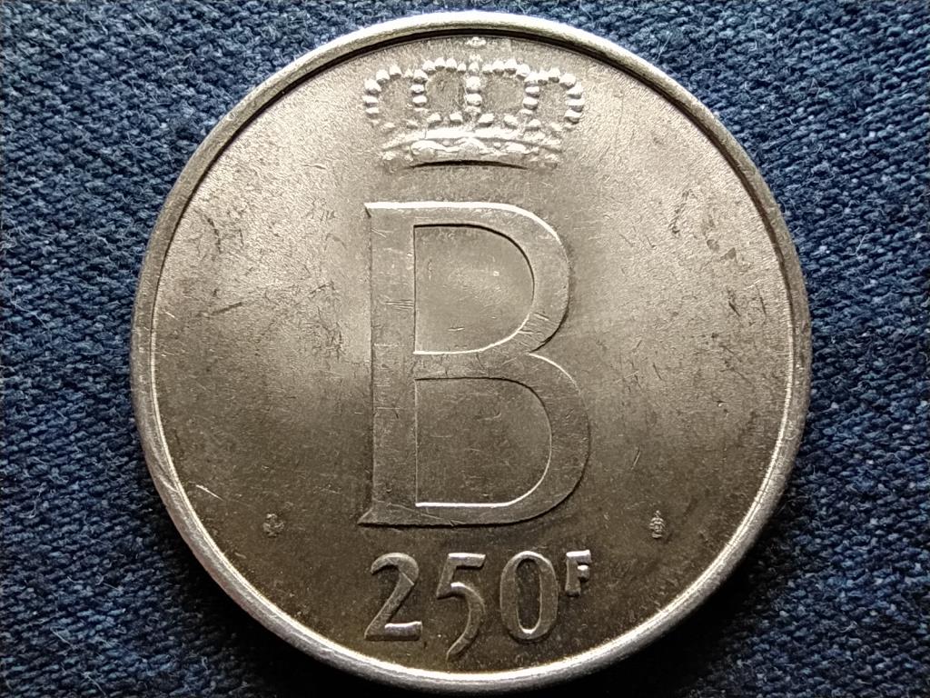 Belgium 25 éve király I. Baudouin .835 ezüst 250 Frank 1976