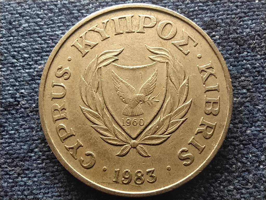 Ciprus agyag váza 10 Cent 1983