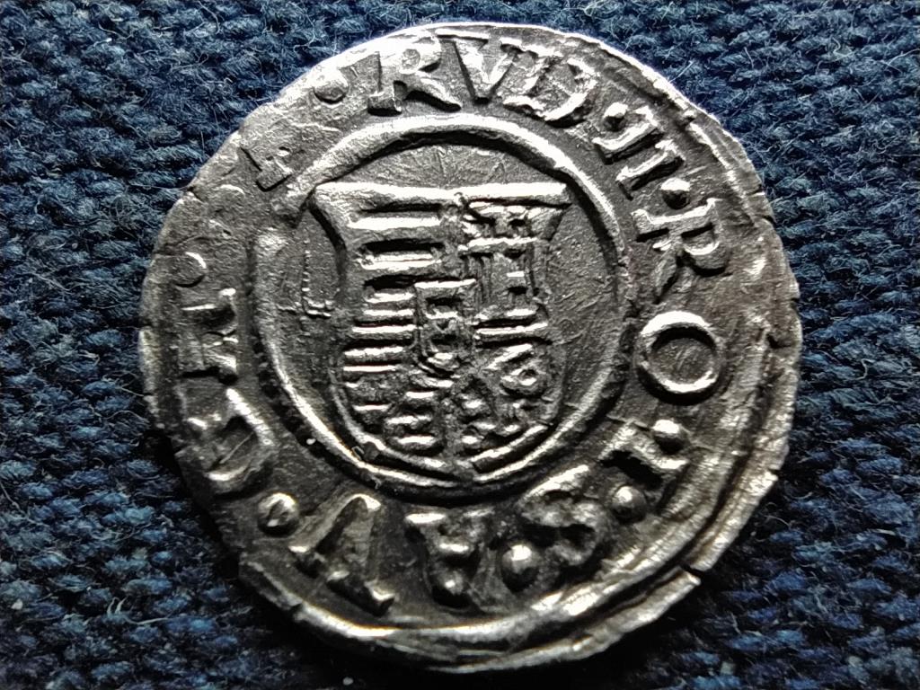 Rudolf (1576-1608) ezüst 1 Dénár ÉH811 1591 KB