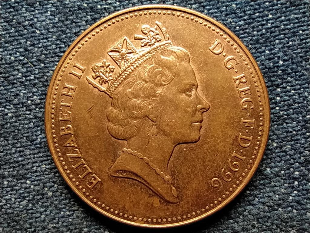 Anglia II. Erzsébet (1952-) 2 Penny 1996