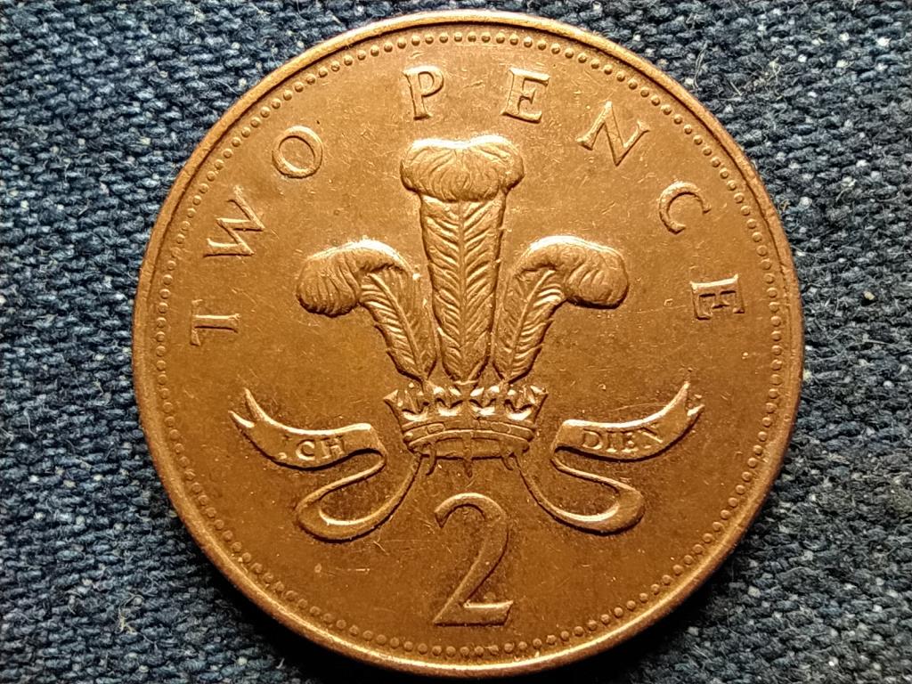 Anglia II. Erzsébet (1952-) 2 Penny 1995