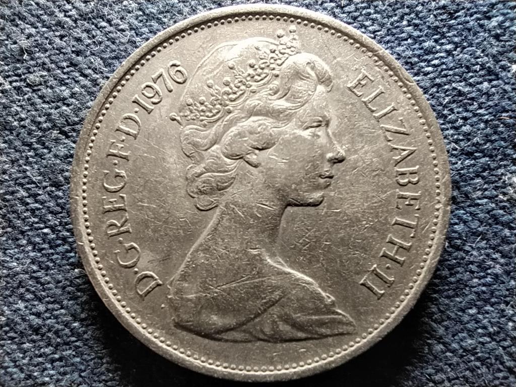 Anglia II. Erzsébet (1952-) 10 Új Penny 1976