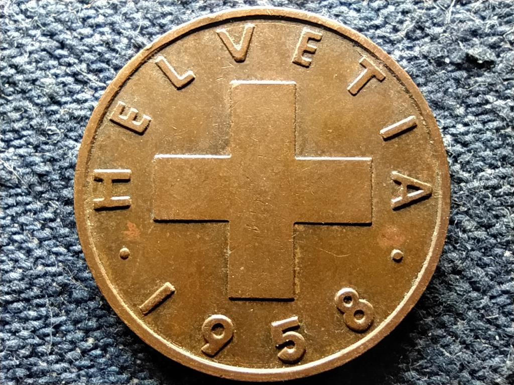 Svájc 2 Rappen 1958 B