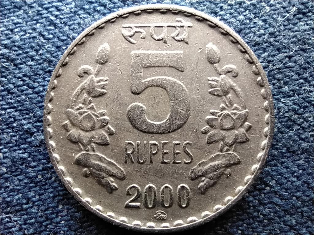 India 5 Rúpia 2000